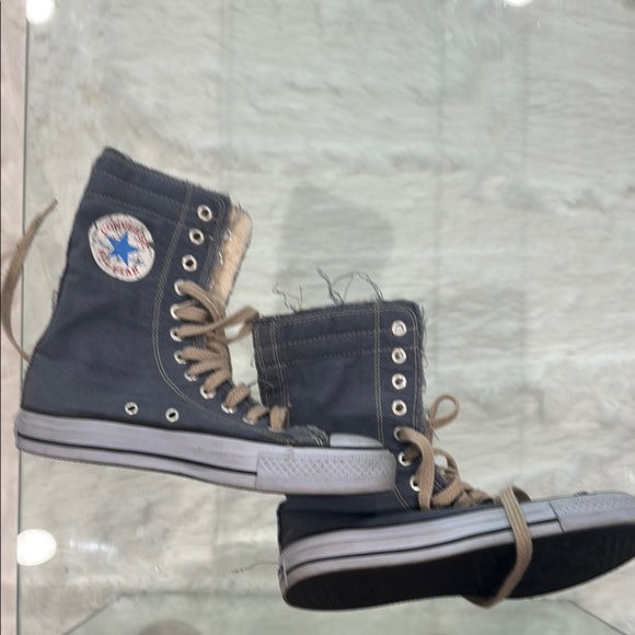 Converse Women's super High-Top Sneakers - denim RARE WOMENS 7 - Picture 1 of 6